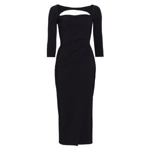 Chiara Boni La Petite Robe Tehuel Cut-Out Midi-Dress